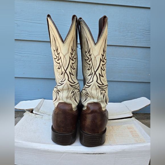 Ariat Men's Sport Horseman Leather Western Cowboy Boots Size 9.5 - Picture 6 of 8